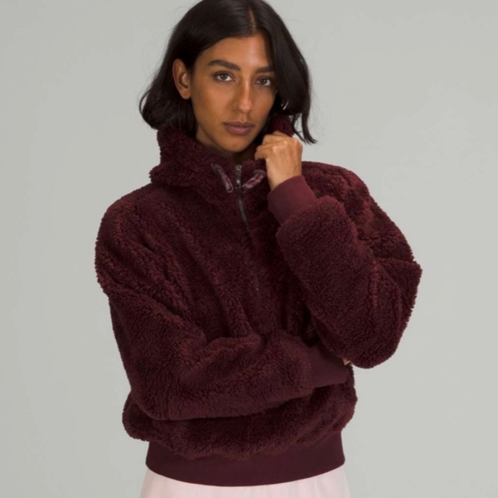 LULULEMON Textured Fleece Half-Zip